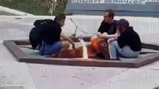 Stupid, Ignorant or just As*holes? Crew uses Moscow's Eternal Flame to Roast Sausages