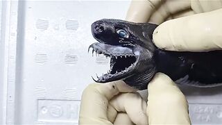 This is the Amazing Viper Shark, see how it's Jaws Extend? Imagine if they were the size Of Great Whites?
