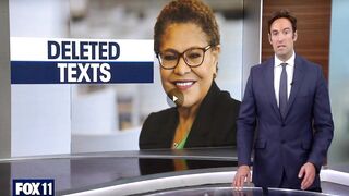 It appears Global warming erased Karen Bass text/emails from California fires