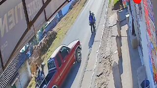 SHADY Woman Driver Runs Over Vendor..Just Watch