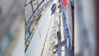 SHADY Woman Driver Runs Over Vendor..Just Watch