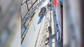 SHADY Woman Driver Runs Over Vendor..Just Watch