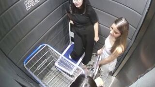 3 Girl Employees Operating an Elevator, How Hard can we make This?