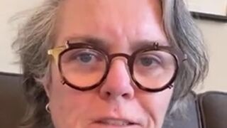 A Totally Defeated Rosie O'Donnell Who's TDS is so Bad She Finally Self-Deported!