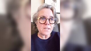 A Totally Defeated Rosie O'Donnell Who's TDS is so Bad She Finally Self-Deported!