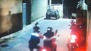 Motorcyclist arrives Home and Never Knew what Hit Him