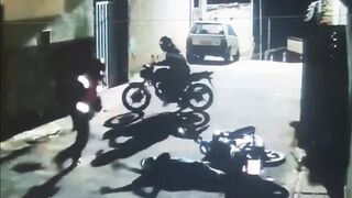 Motorcyclist arrives Home and Never Knew what Hit Him