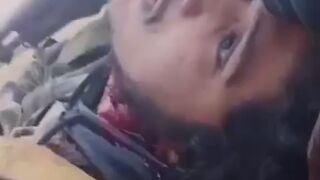 A group of HTS terrorists were ambushed Dying and just Shooting Everywhere