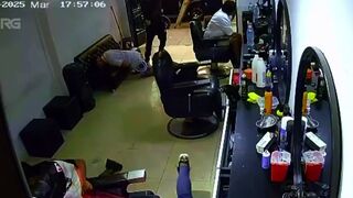 2 Hitmen Invade Barbershop to Kill Man that Ratted them Out