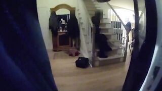 Sad: Crazy Man comes Down Stairs with his Samurai Sword