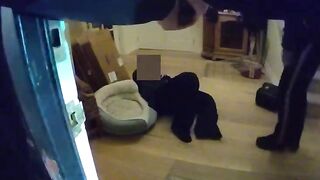 Sad: Crazy Man comes Down Stairs with his Samurai Sword