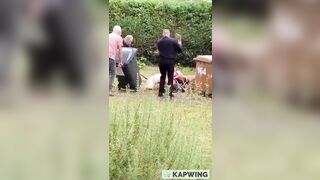 52 Year old Man getting Sliced and Diced by Pitbulls and No One can Help?
