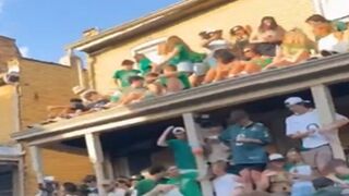 Shocking Roof Collapse at a St. Patrick’s Day Frat Party near the University of Pittsburgh!
