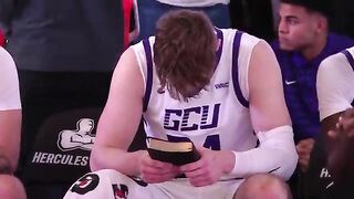 POWERFUL: Duke Brennan Holds the Bible and Prays Pregame, Teammate Tyon Grant-Foster Reaches over to Pray with him.