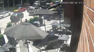 Man's Body Explodes when it Hits the Concrete