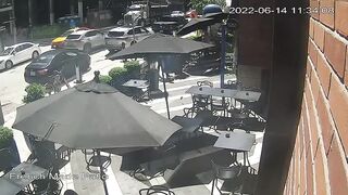 Man's Body Explodes when it Hits the Concrete