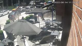 Man's Body Explodes when it Hits the Concrete