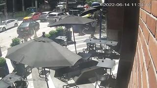 Man's Body Explodes when it Hits the Concrete