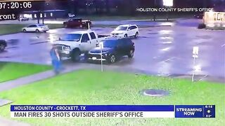 MEANWHILE IN TEXAS: Man in overalls, claiming to be a federal agent, fires 30 rounds