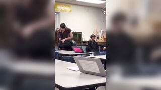 White Kid vs Black Girl Brawl in California High School ends in KO