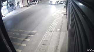 Extraordinary. Leg Severed DURING Accident Kills Driver