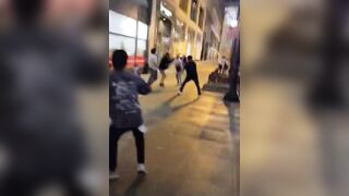 St. Patrick Day gets out of Hand as Kids Learn not to Mess with Venezuelans (Knives)