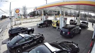 Now You Did It...Cop Runs Over Female Cop (Bumps)