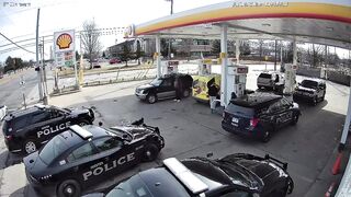 Now You Did It...Cop Runs Over Female Cop (Bumps)