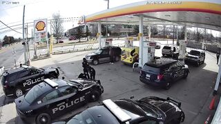 Now You Did It...Cop Runs Over Female Cop (Bumps)