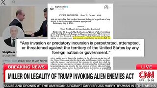 Another Murder Committed by Stephen Miller on Live TV