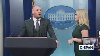 Conor McGregor Erupts on the White House Podium.. Rips Ireland!!
