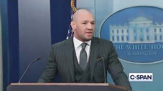 Conor McGregor Erupts on the White House Podium.. Rips Ireland!!