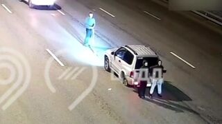 Get OUT of the Road when you're in an Accident. Great Dad here