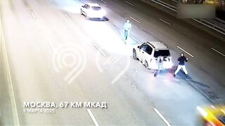 Get OUT of the Road when you're in an Accident. Great Dad here