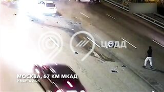 Get OUT of the Road when you're in an Accident. Great Dad here
