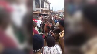 Crowd Strips Woman Who Killed Father After Europe Return