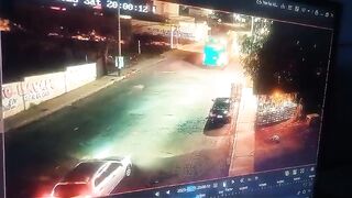 Passenger Bus Hits Train...Not One Death