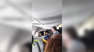 Passenger grabs woman’s hair so the flight attendant throat punches him until he lets