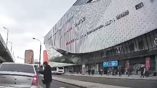 This Guy had Important Paperwork to get to the Office