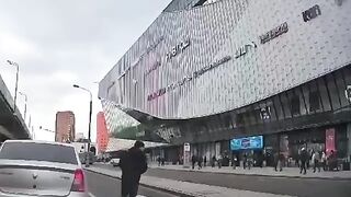 This Guy had Important Paperwork to get to the Office