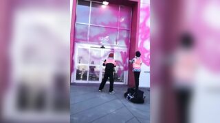 NEW - Climate clowns attack Tesla store in Montreal, Canada.