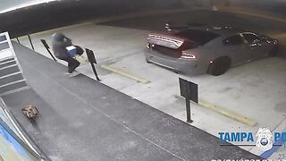Burglars use Chainsaw to Break into Store in Tampa, Florida