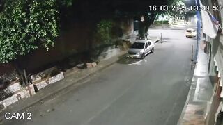 Drunk Couple on Motorcycle I Hope this wasn't their First Date