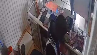 Store Owner gets Brutally Robbed and Stabbed during Fight with Thugs..Loses Everything