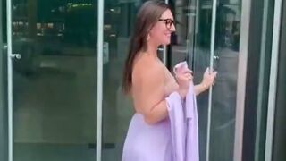 This Dress Only gets Better and Better as the Door Rotates