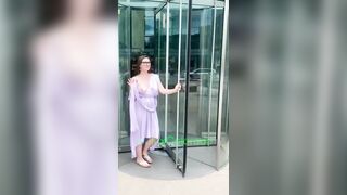 This Dress Only gets Better and Better as the Door Rotates