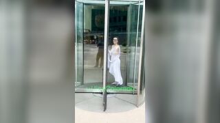 This Dress Only gets Better and Better as the Door Rotates