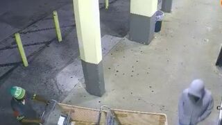 Just a Supermarket Cart Pusher meets A-Hole