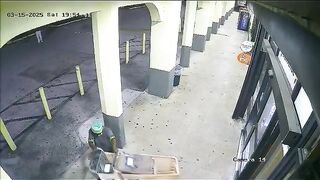 Just a Supermarket Cart Pusher meets A-Hole
