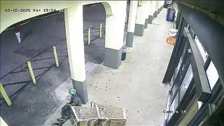 Just a Supermarket Cart Pusher meets A-Hole